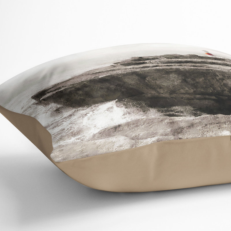 Square Cushion, 55cm H x 55cm W x 20cm D, Stone
