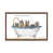 Classic Brown Wood Floater Framed