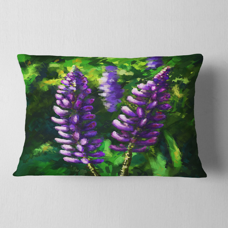 Coussin Lupin, Rectangle, 12 po x 20 po