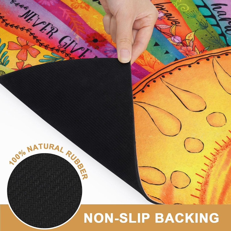 Tapis d'entrée Boho Sun Floral