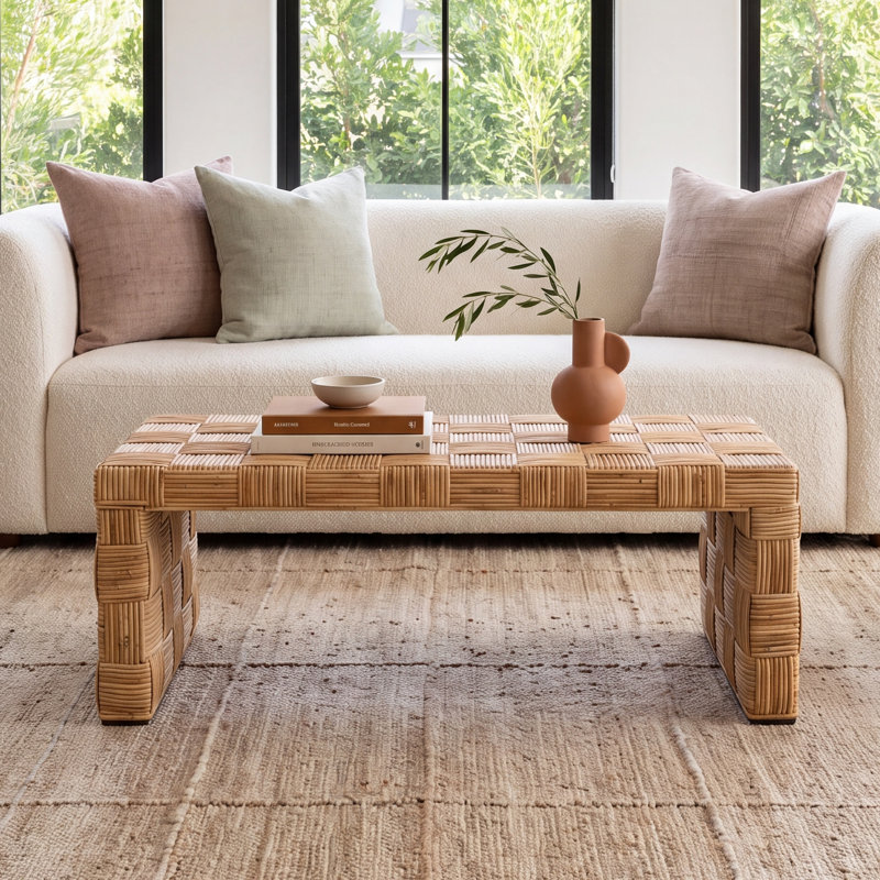 Redrow Single Coffee Table, Honey Natural/Kubu