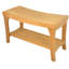 Spateak Grade-A Teak Wood Melbourne Shower Seat 30" Outdoor Patio Stool Bench