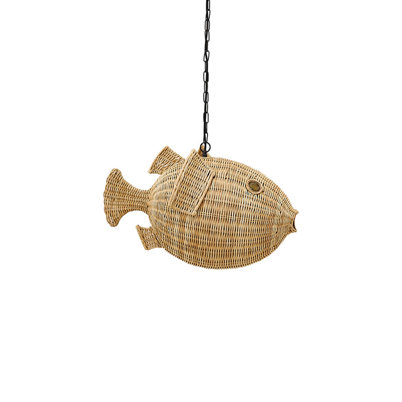 1 - Light Pendant, 71.51" H x 24" W x 15" D