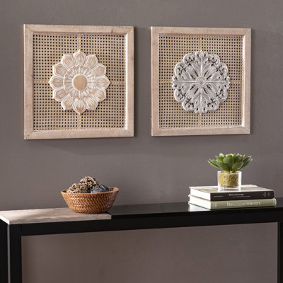 Panneaux muraux décoratifs 2 pièces, décoration florale, dossier naturel, rendent votre entrée et votre espace de vie plus attrayants 2 pièces, délice, rehausse l'ambiance de