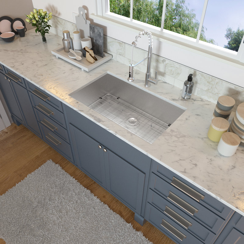 32'' L Single Bowl Stainless Steel Kitchen Sink