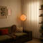 Pluton moderne Pluto avec lumière globe, luminaire sur pied contemporain minimaliste