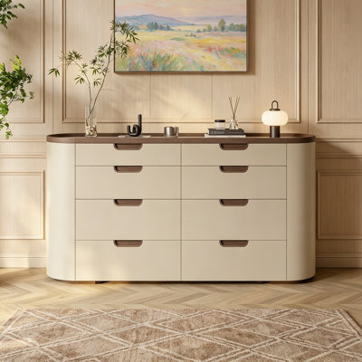 Modern minimalist luxury drawer sideboard