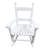 White 'S Rocking Seat - Solid Hardwood, For , Indoor Outdoor Use, , 110 Lbs Weight Limit, Simple Assembly, Kit, Hardware And Instructions Included Assembly-224649181