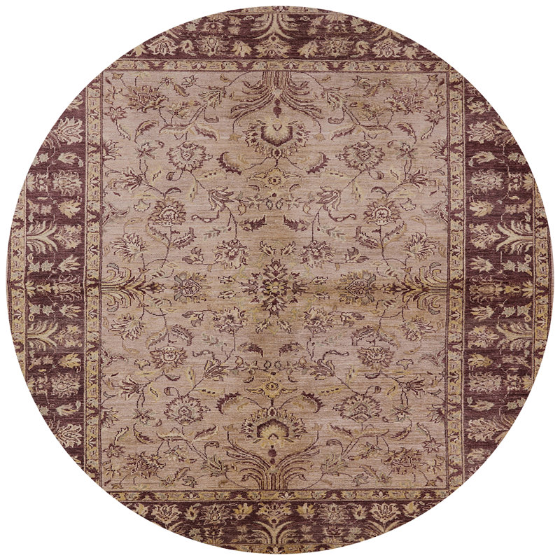Everdene Floral Indoor Rug, Round 6'