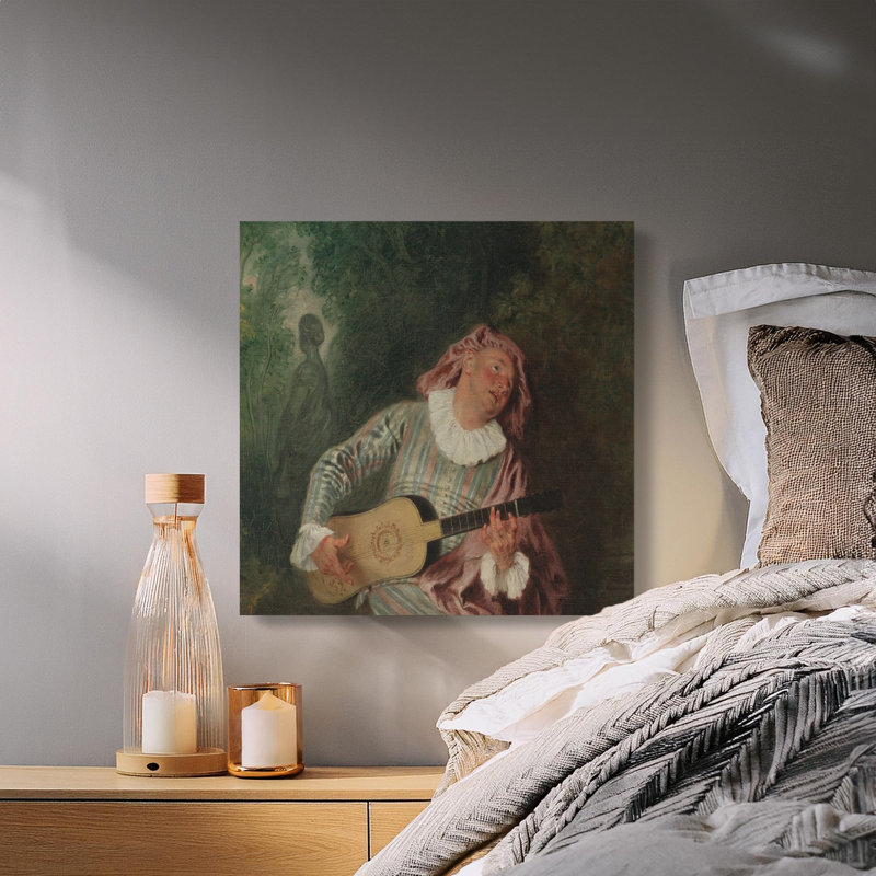 Jourdan 1 Piece Wrapped Canvas Wall Art Set, 24x24
