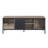 Nantan Rustic Oak & Black Finish TV Stand-293435620-293435616