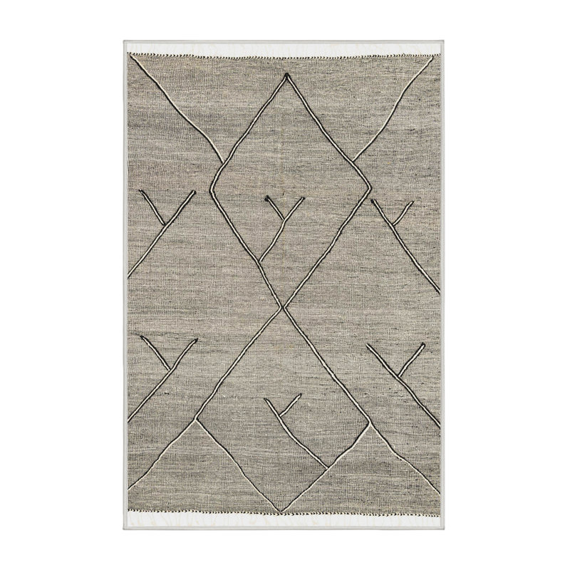 Abstract Indoor Rug, Rectangle 7' x 9'