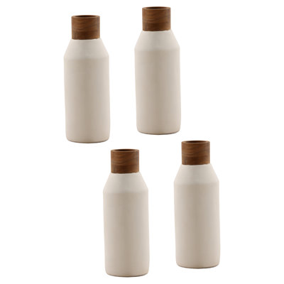 Ludlow Vase Set Of 4 White