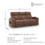 Wonder Waves Power Reclining Sofa
