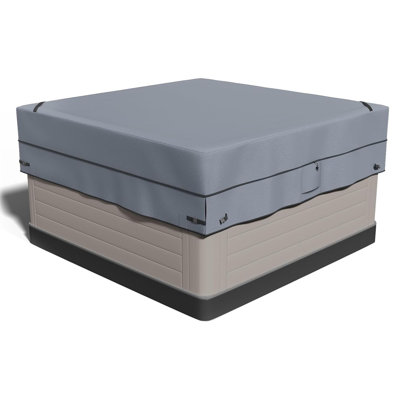 Couvre-spa carré imperméable pour spa robuste