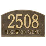 Legacy 2-Line Wall Address Plaque