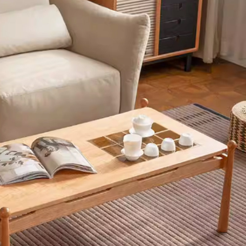 Table basse Niche Design, Burlywood