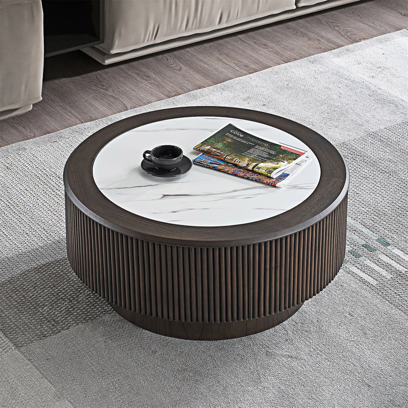 Table basse ronde