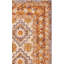 Tapis orange / beige en laine / coton touffeté à la main-1412078052