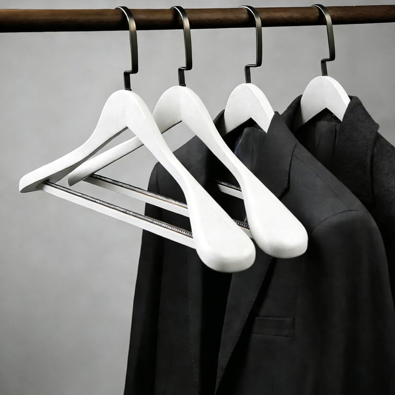 Wood Standard Hanger, White