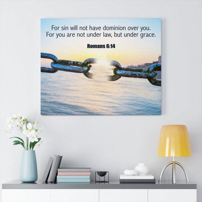 Trust Under Grace - Wrapped Canvas Print