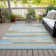 Malchow Washable Striped Indoor / Outdoor Rug