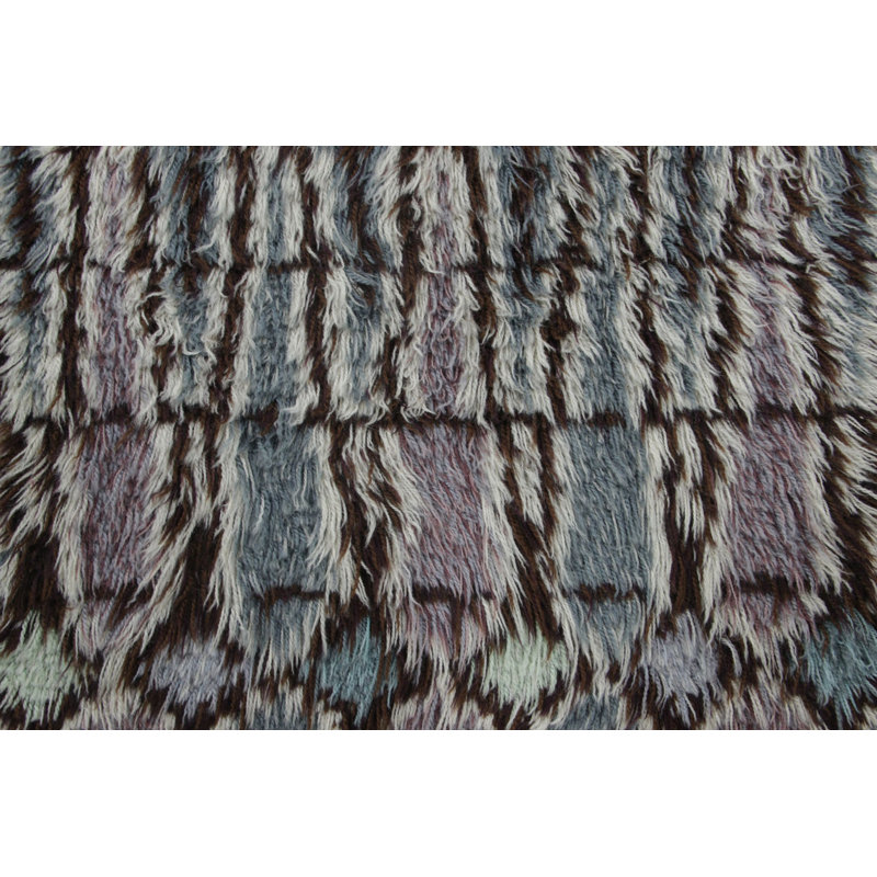 Vintage One-of-a-Kind 3'2" X 4'11" Hand Knotted Area Rug