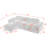 L-Shape DIY Combination 4-Seat Modular Sectional Sofa-110752185