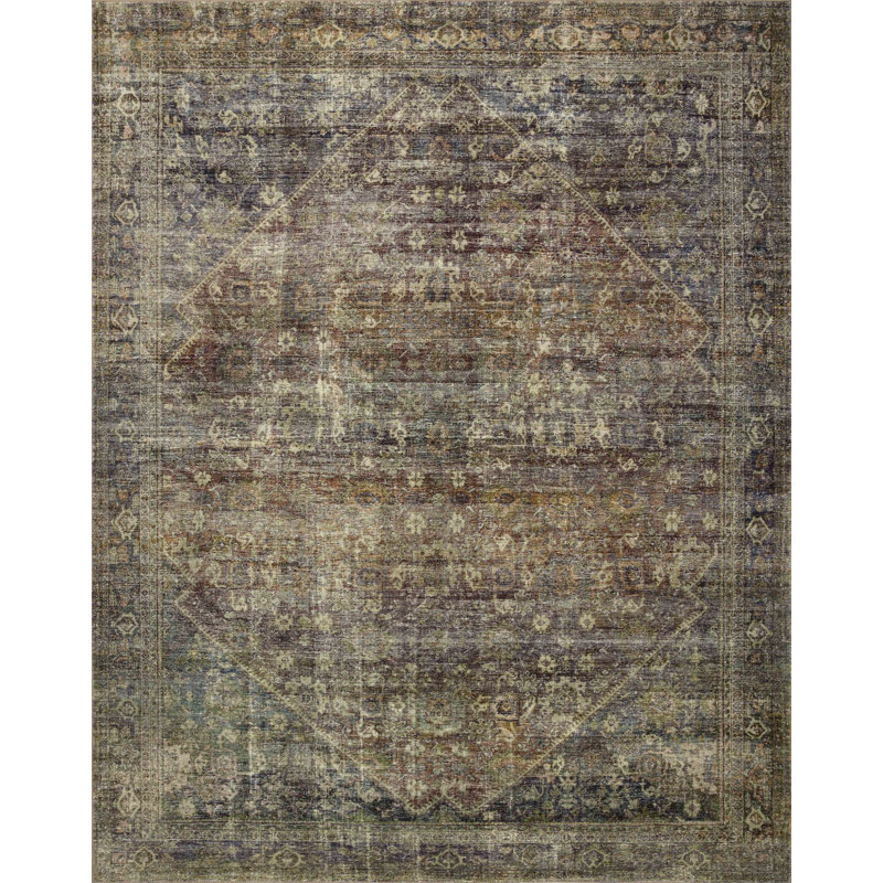 Morgan Spice Multicolor Low Pile Floral Area Rug