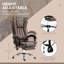 Fauteuil inclinable pivotant rembourré Mevlida