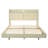Queen Size Floating Bed Frame With Storage Headboard-1000635258