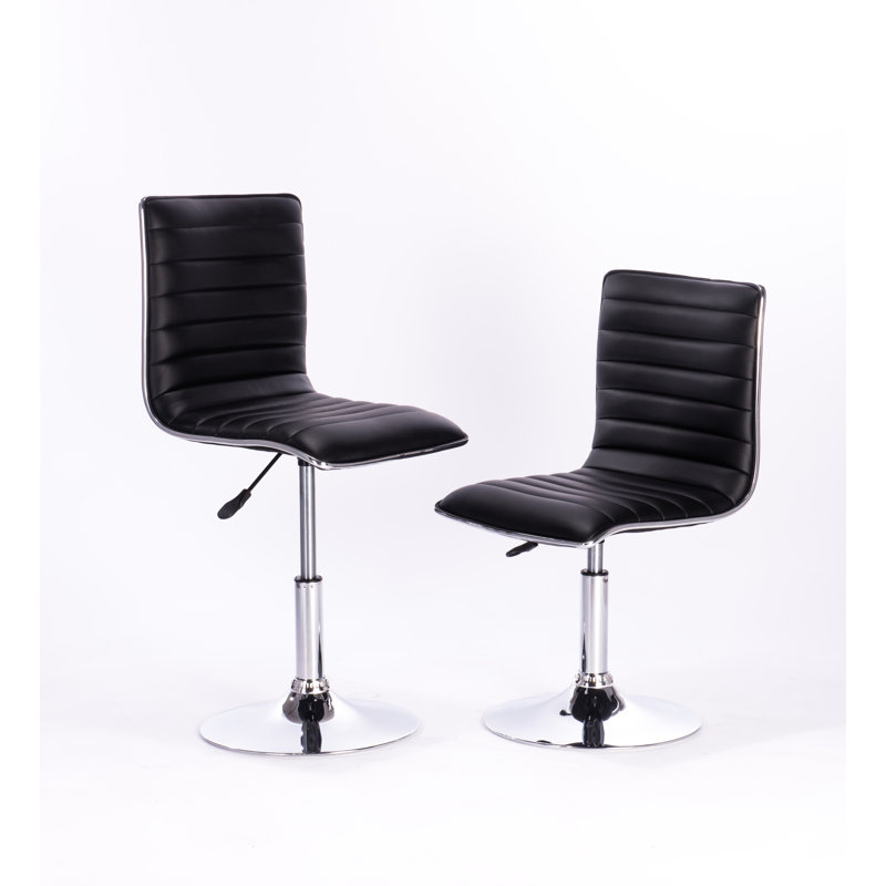 Tabouret de bar pivotant à hauteur réglable Ketelaar, Noir