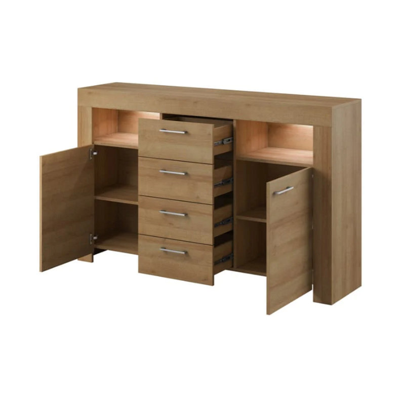 Dobard 155cm Sideboard, Light Brown