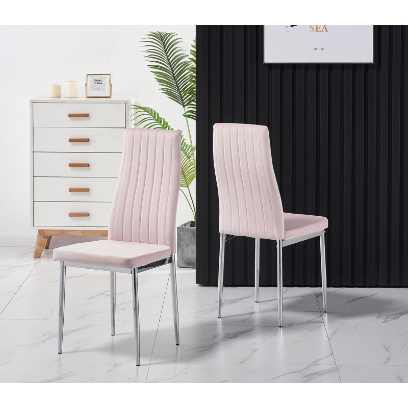 Amersfoort Dining Set, Black, Pink