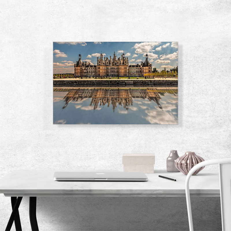 «Castle in France Chateau De Chambord», reproduction de photo sur toile tendue, H 18 po x l 26 po x P 0,75 po