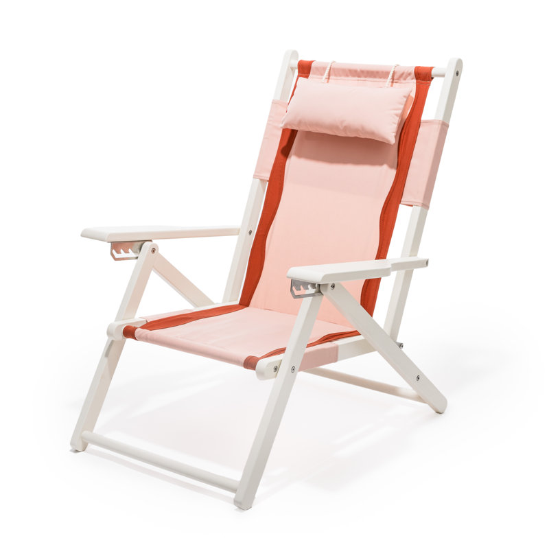  Folding Beach Chair, Pink