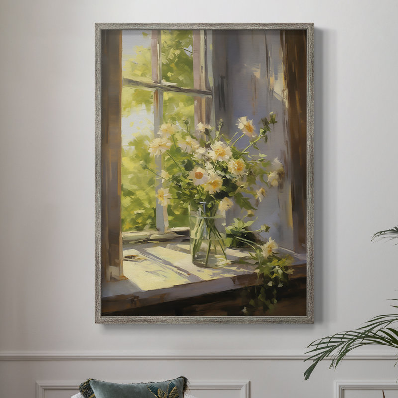 Reproduction encadrée FLORAL Series DCCLxxxviii - bois massif, H 21 po x l 17 po