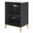 Beau 24" Wood Bathroom Vanity With Basin In Black-108574836