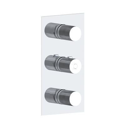 Ensemble de garniture chrome 3 fonctions