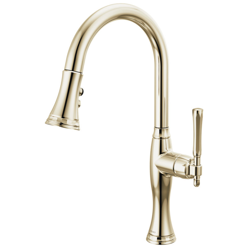 Pull-Down Kitchen Faucet, Polished Nickel