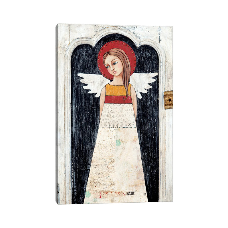 Angel Of Tulips by Teresa Kogut - Print on Canvas, Wrapped Canvas, 66.04cm H x 45.72cm W x 3.81cm D