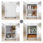 Gutherez Wood Kitchen Cart