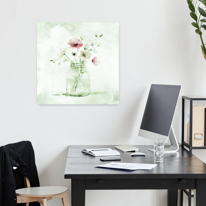 Art floral, pot floral, H 18 po x l 18 po