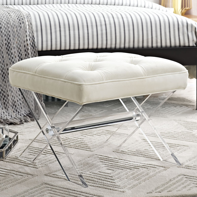 Modway Swift Bench, Ivory