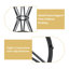 Ensemble de table de pub 3 pièces de style industriel avec plateau rond en grain de bois et tabourets de bar en métal - Ensemble de salle à manger à hauteur de comptoir de cuisine moderne pour petits espaces-877551350