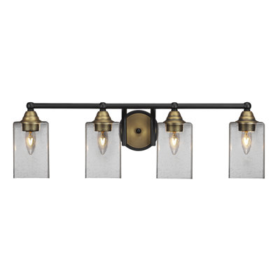 Barre d'éclairage de salle de bain 4 lumières Michell