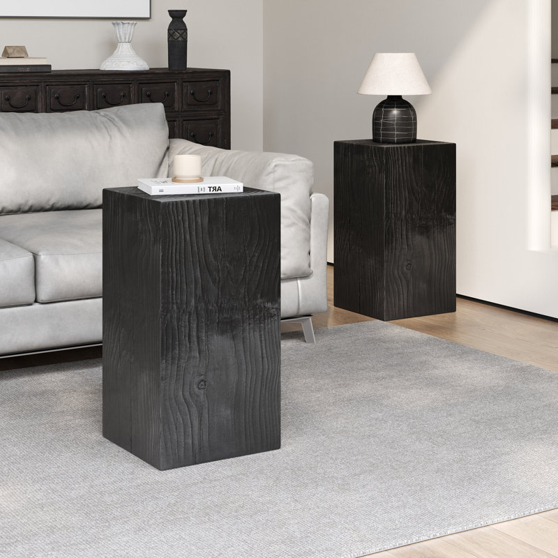 Table d'appoint Stonego, Noir