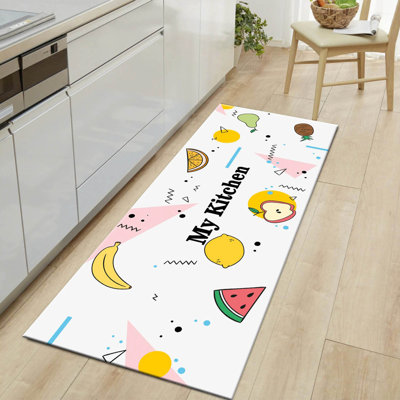 Tapis en jute tissé à la machine en jaune / noir / blanc