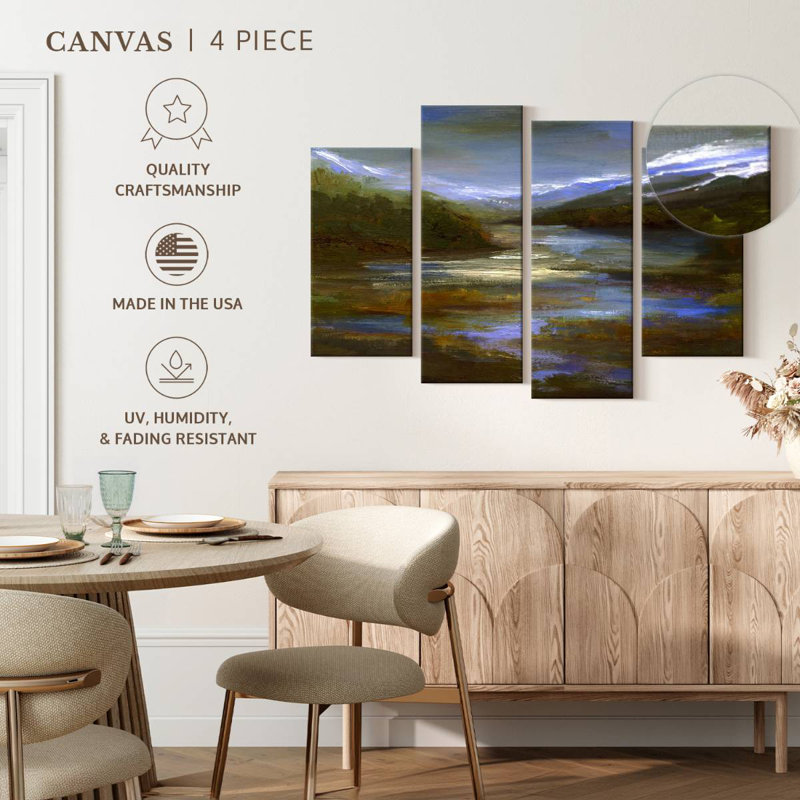 Avery Tranquil Mountain Stream, 48" H x 75" W