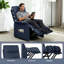Canapé inclinable confortable en tissu avec télécommande, relevage électrique et poches latérales pour une détente ultime, fauteuil inclinable-613275633